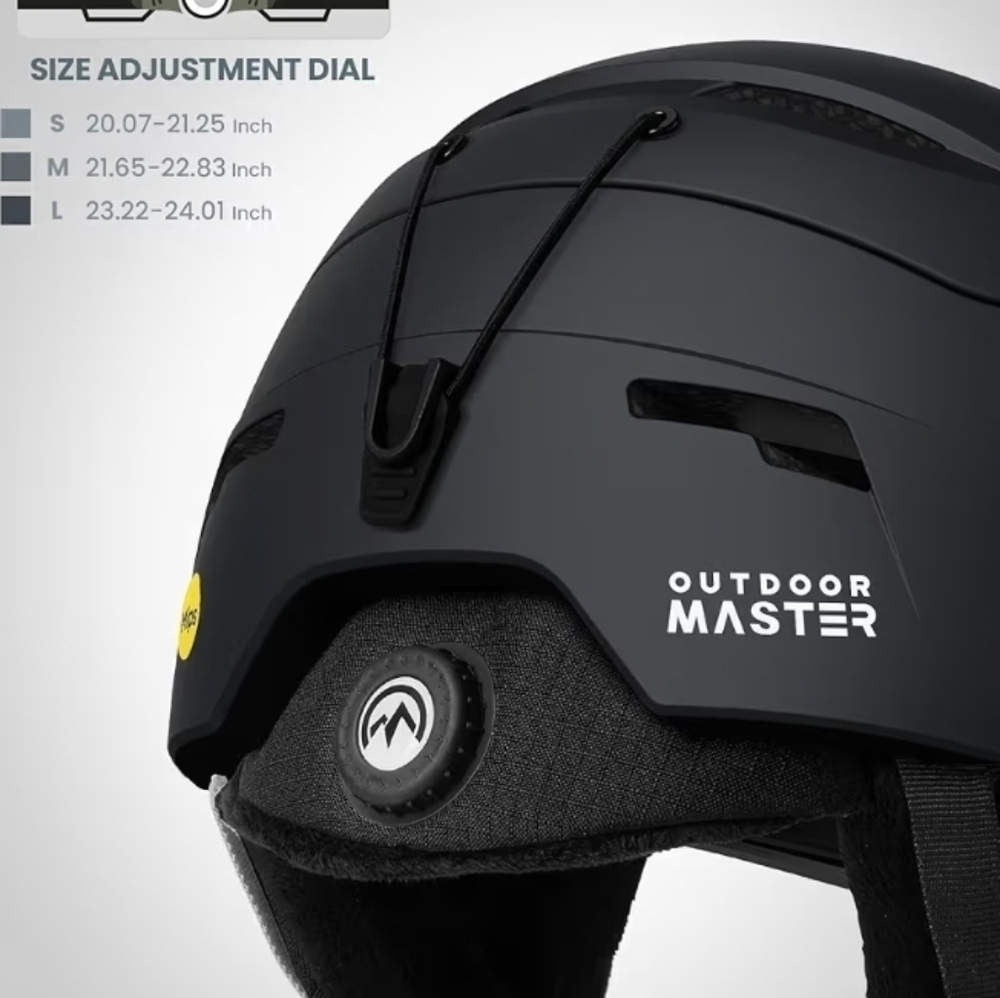OutdoorMaster ELK MIPS Ski Helmet - Snow Sport Helmet Snowboard Helmet - Picture 3 of 16